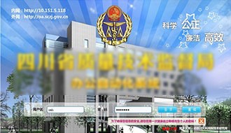 Quality Supervision Bureau – Office System of Sichuan Provincial Bureau of Quality and Technical Supervision